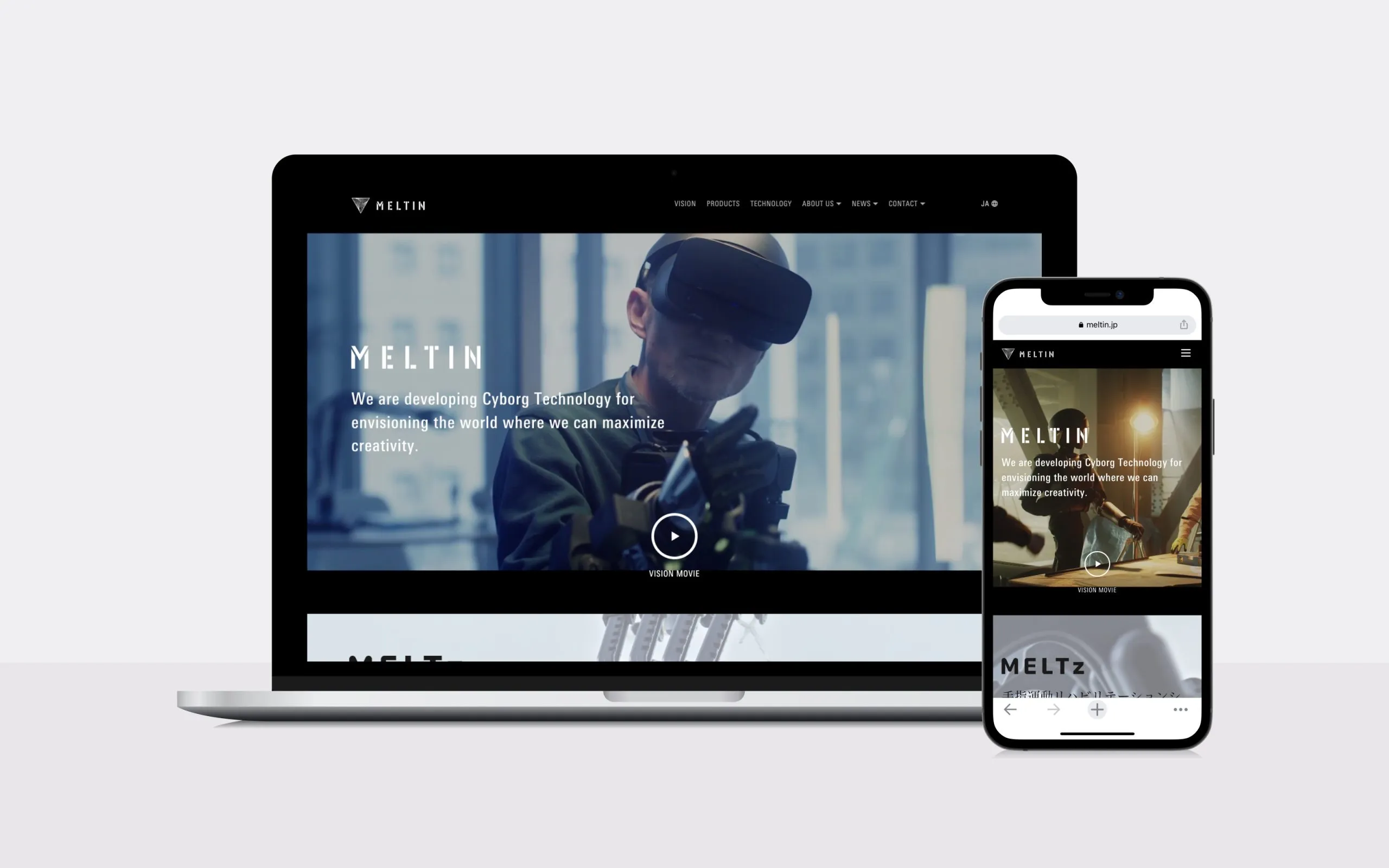 「MELTIN MMI」コーポレートサイト実装
