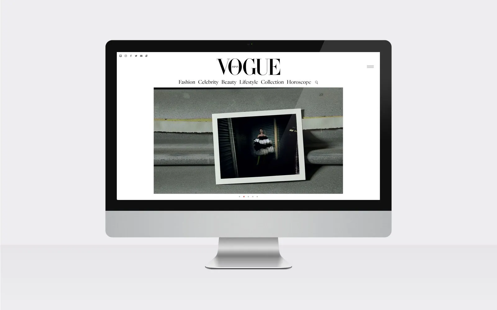 「VOGUE JAPAN」ウェブサイト実装