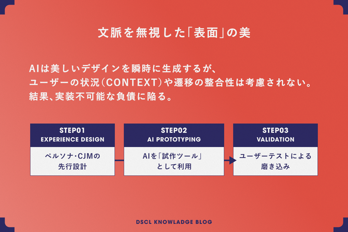 文脈を無視した「表面」の美